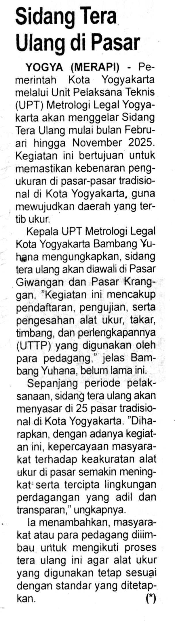 Kliping jogja terbaru