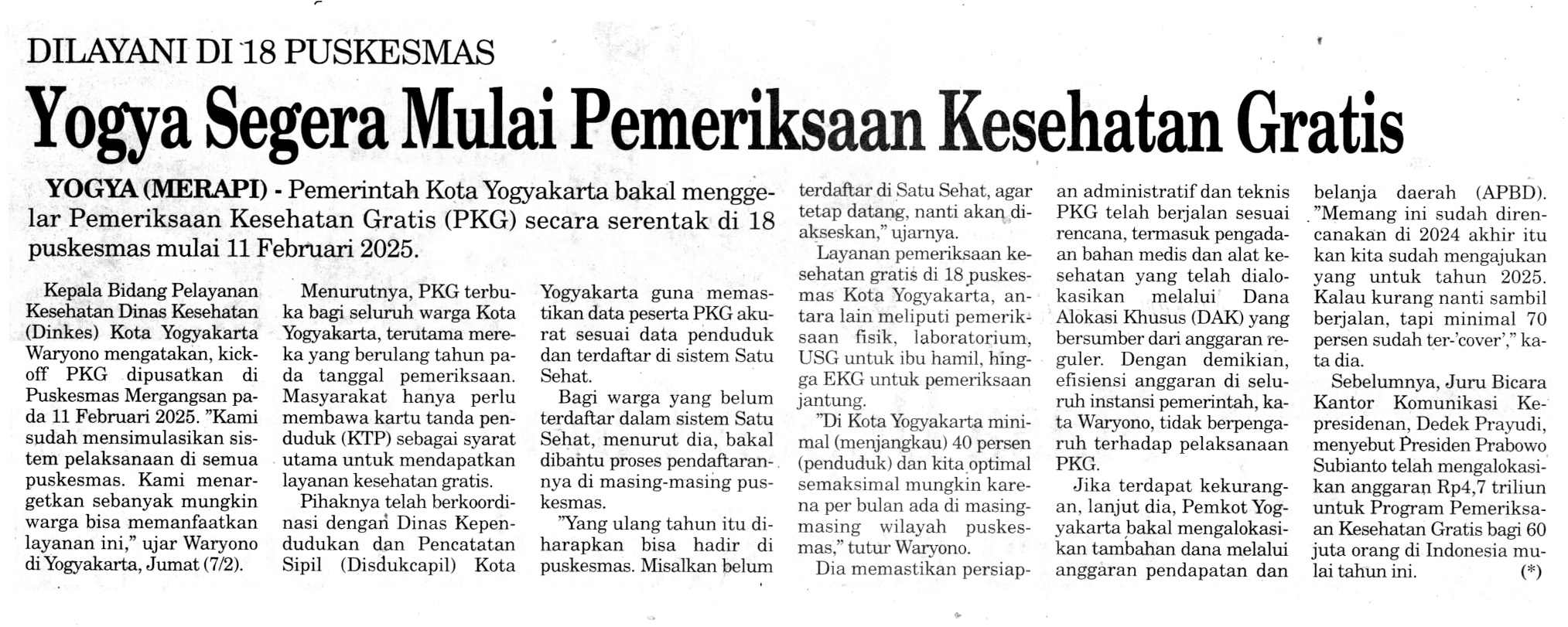 Kliping jogja terbaru
