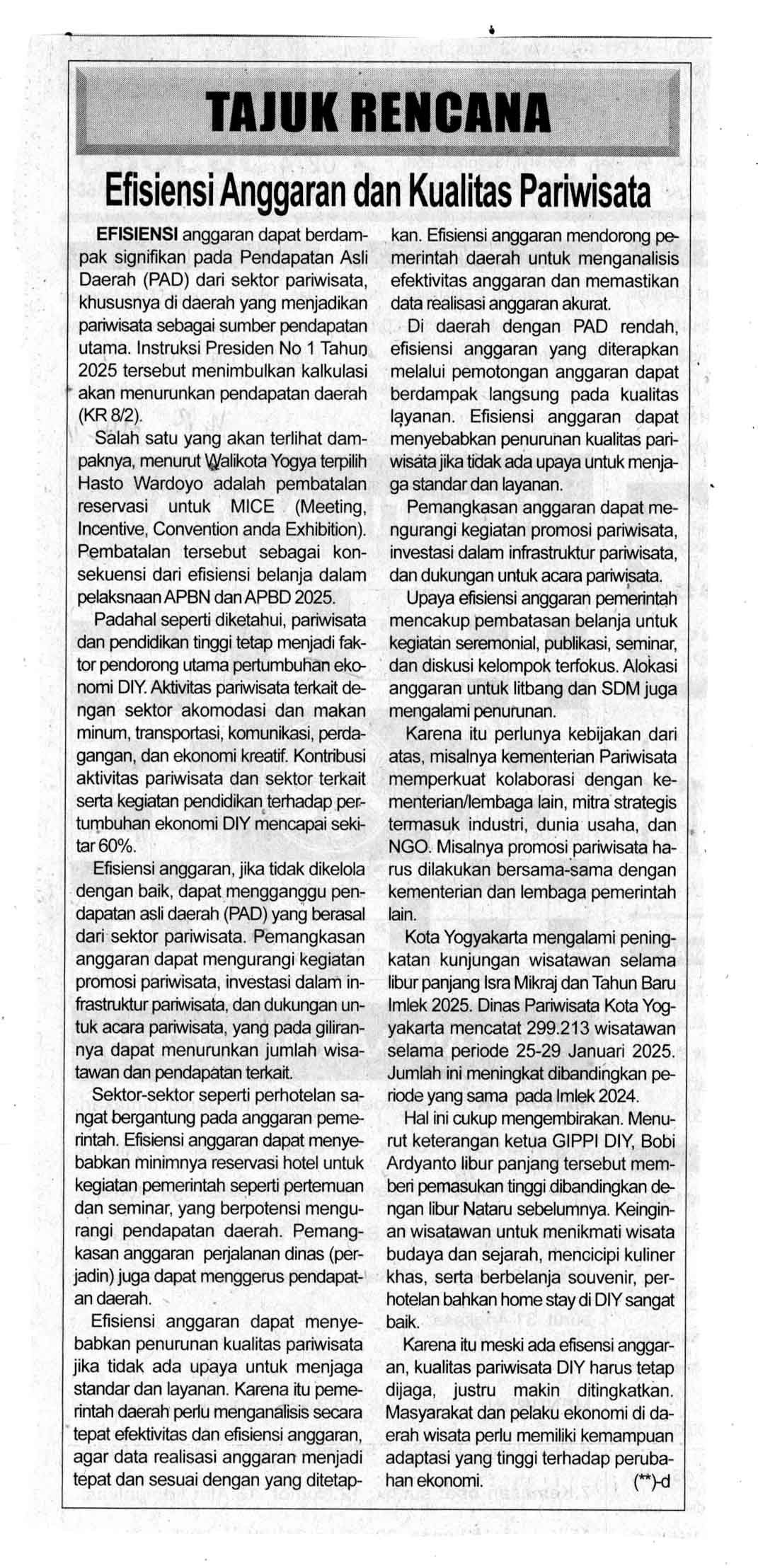 Kliping jogja terbaru