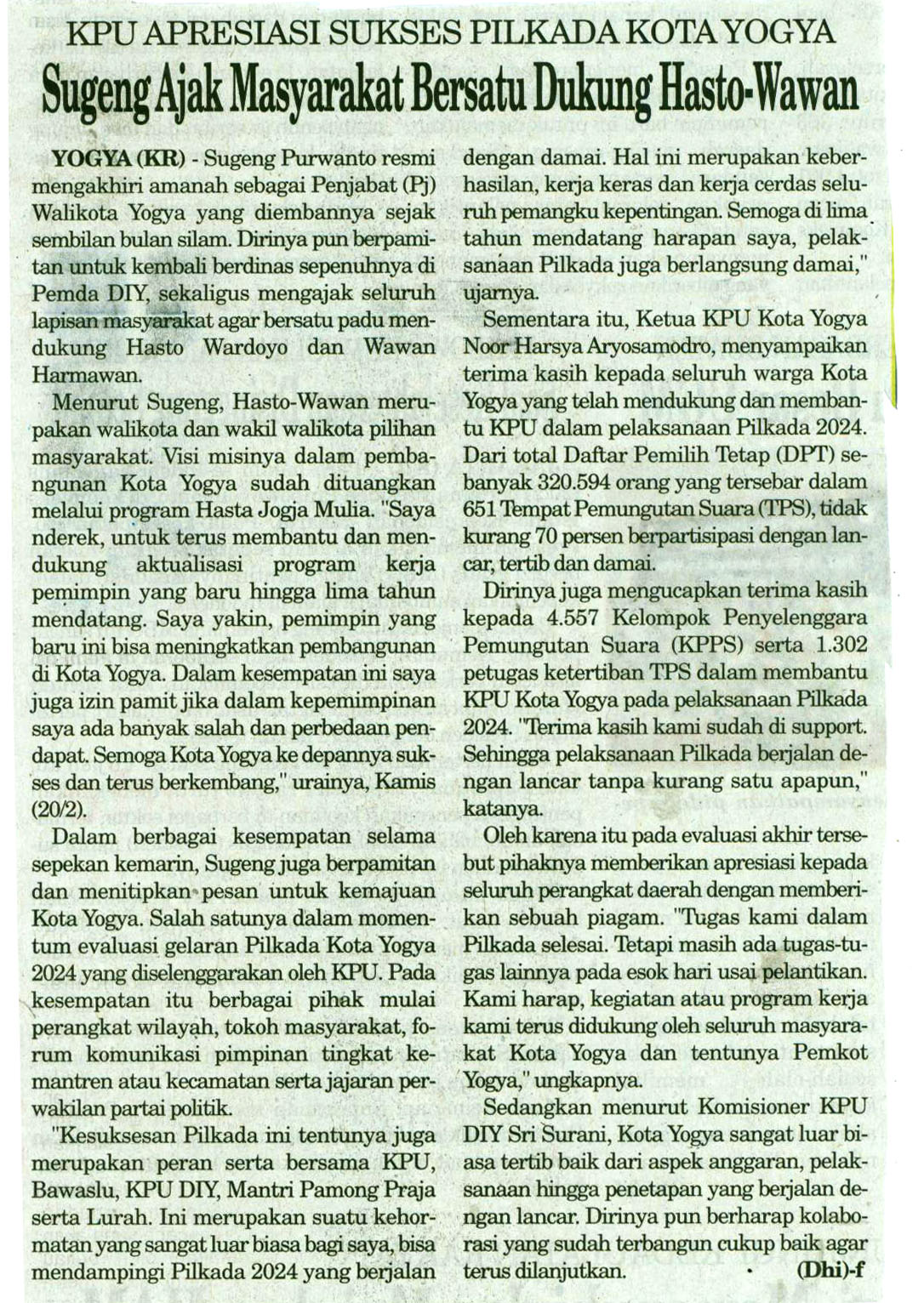 Kliping jogja terbaru