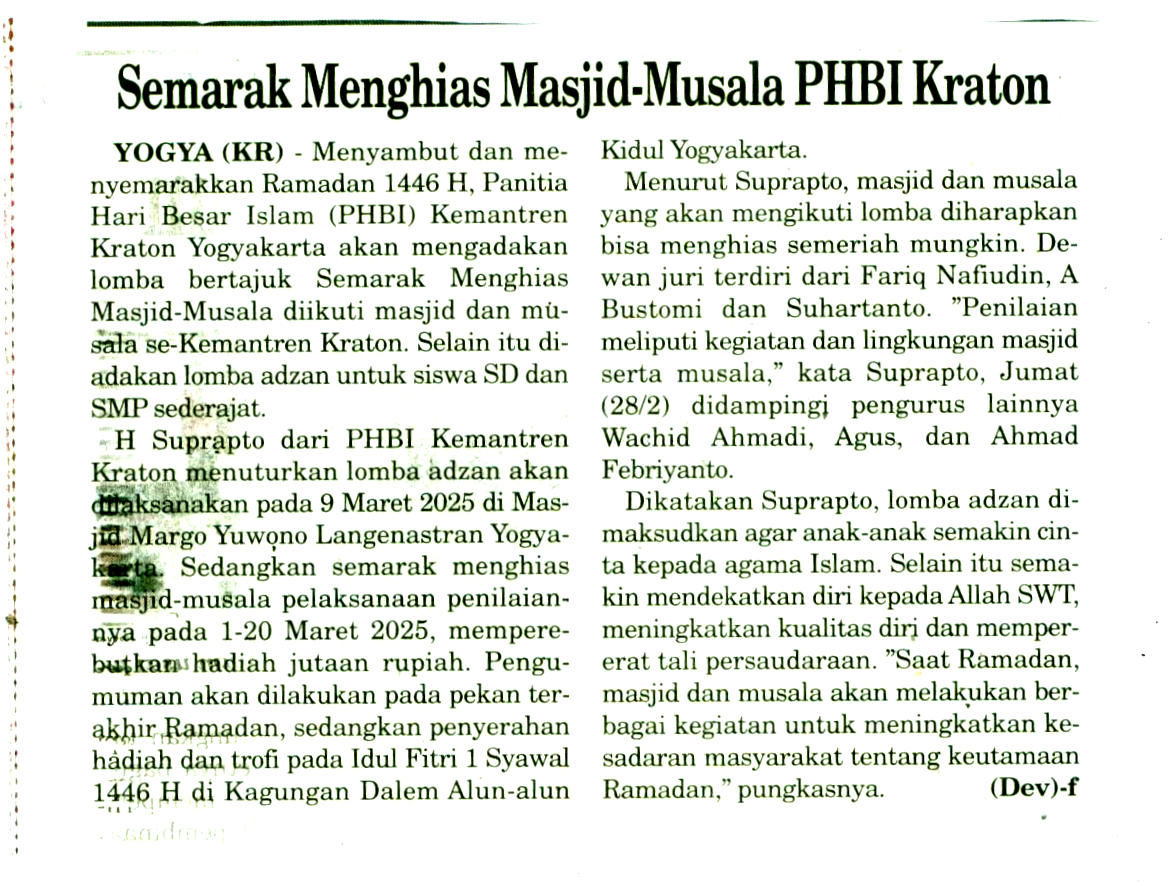 Kliping jogja terbaru