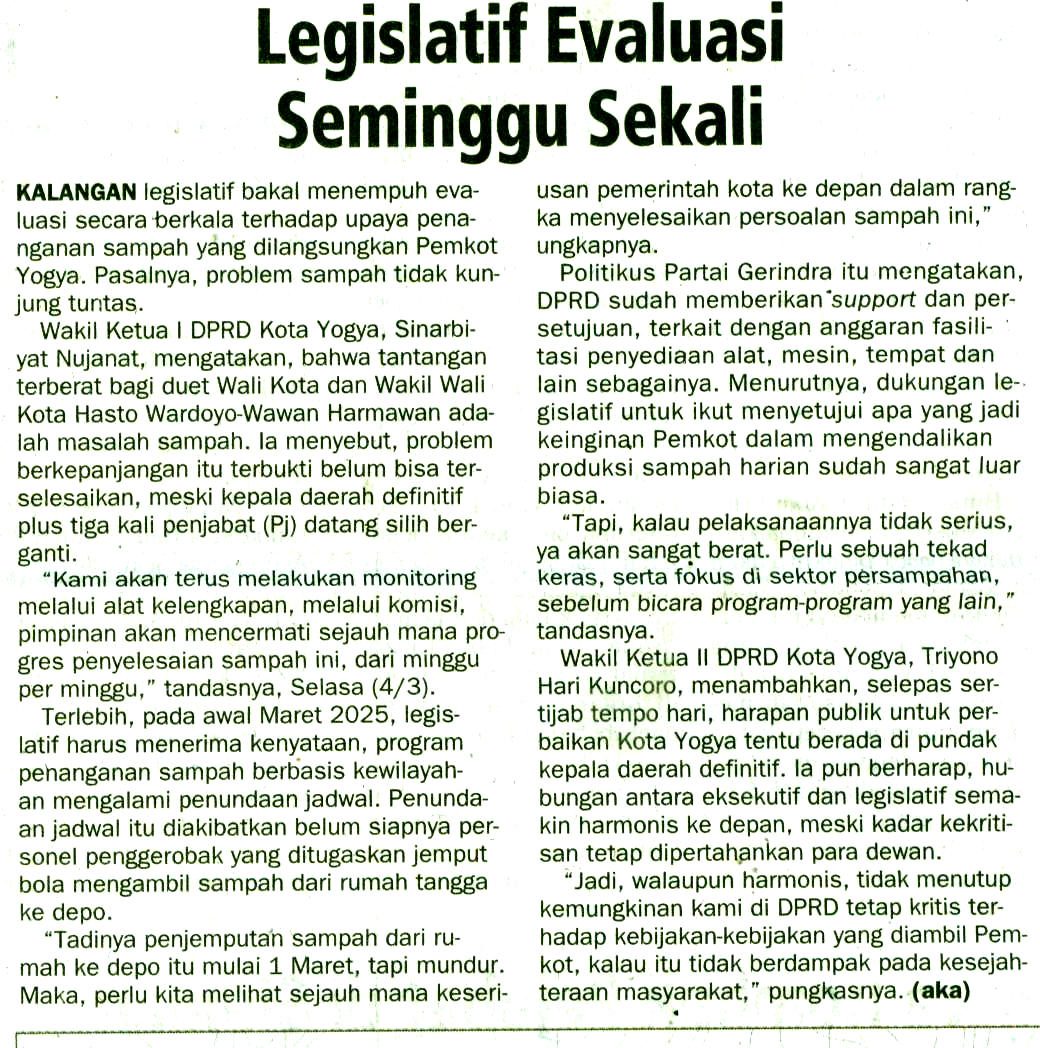 Kliping jogja terbaru