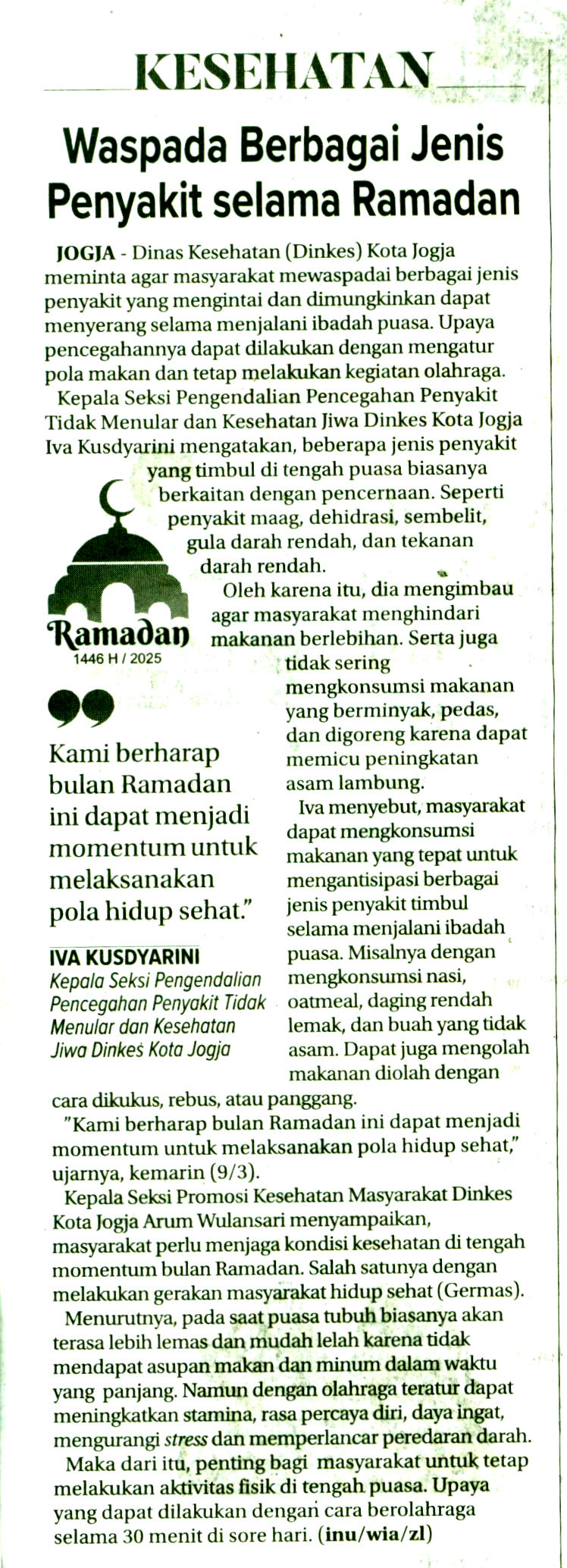 Kliping jogja terbaru