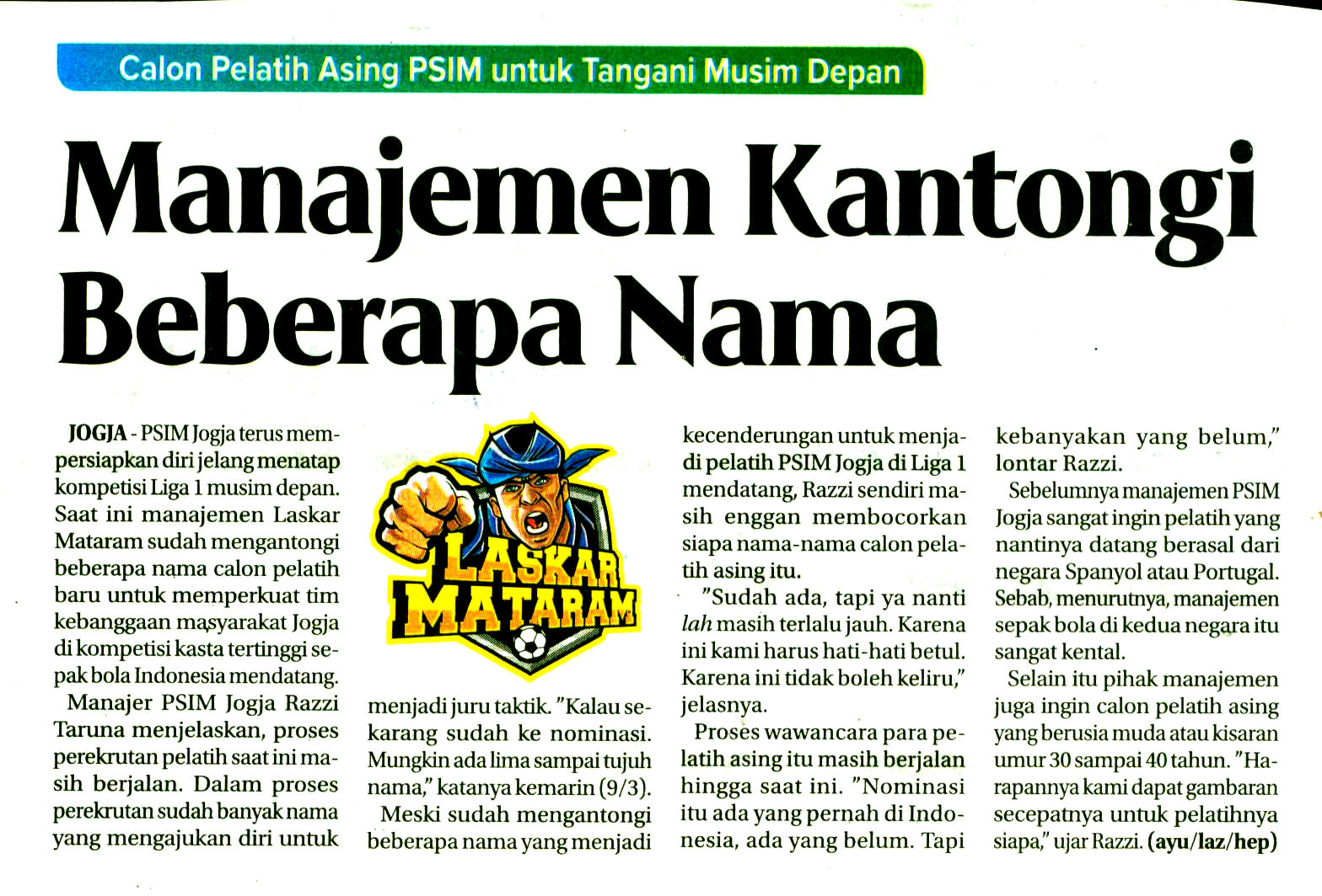 Kliping jogja terbaru