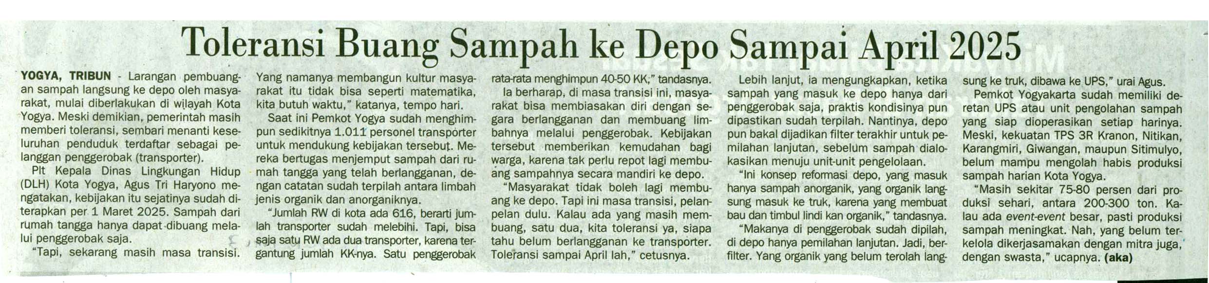Kliping jogja terbaru
