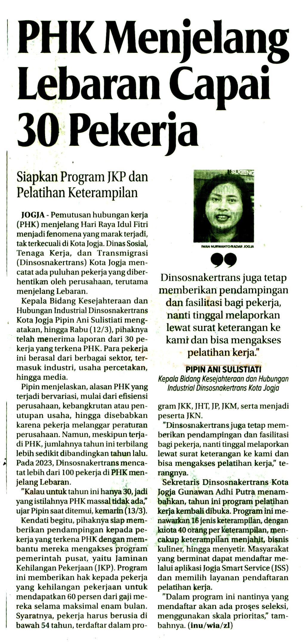 Kliping jogja terbaru