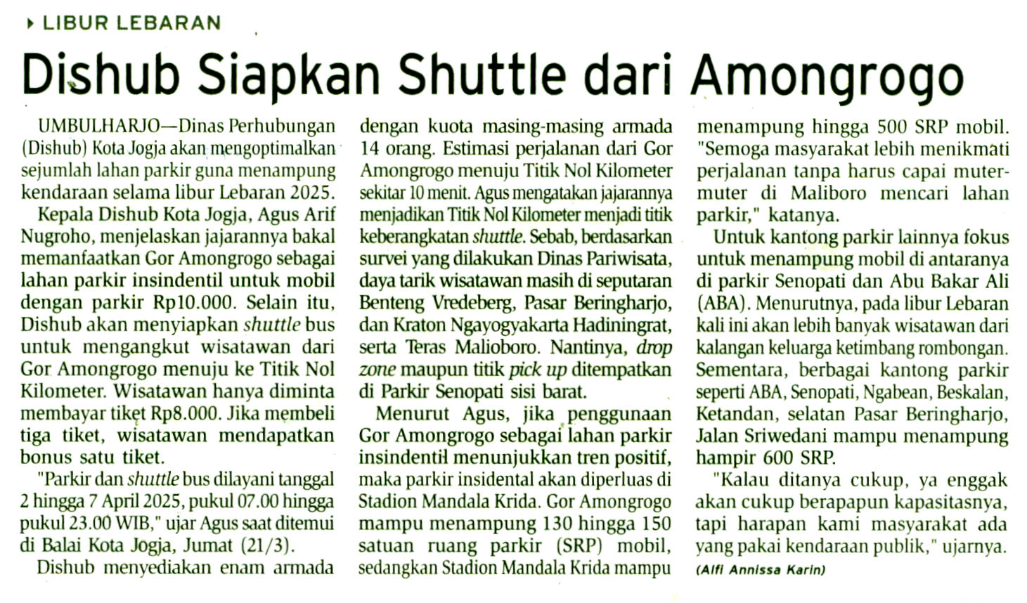 Kliping jogja terbaru