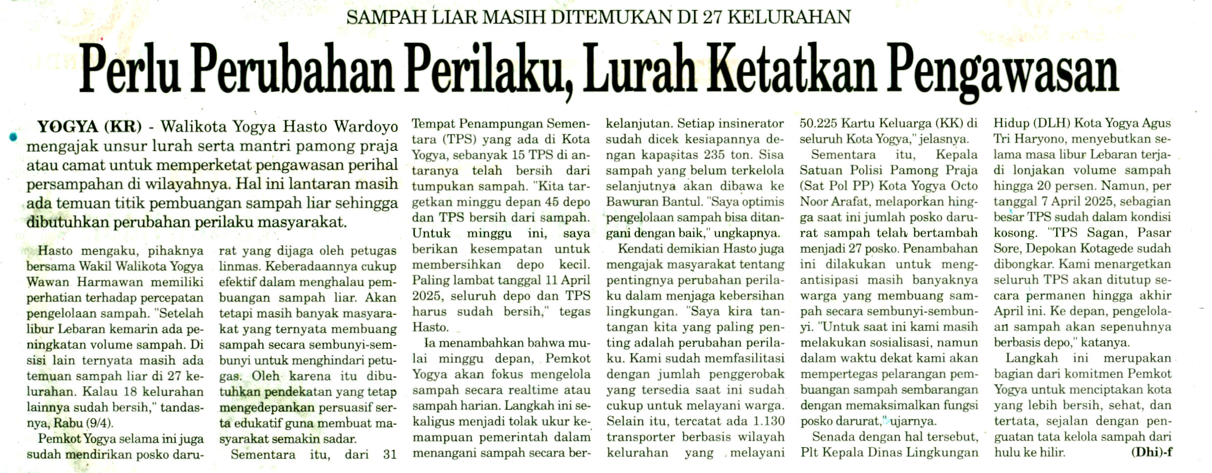 Kliping jogja terbaru
