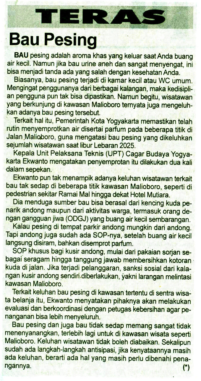Kliping jogja terbaru