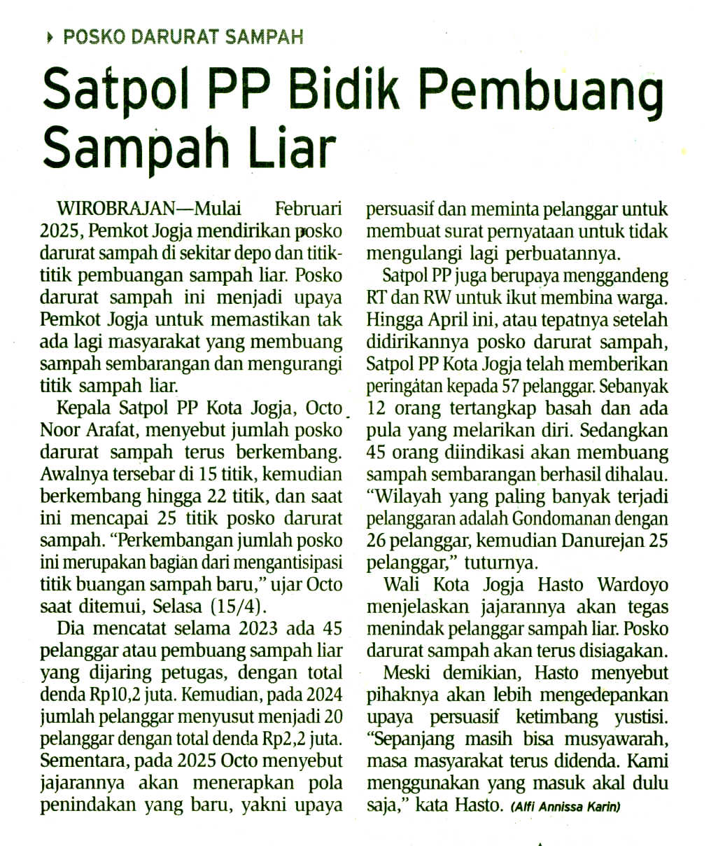 Kliping jogja terbaru