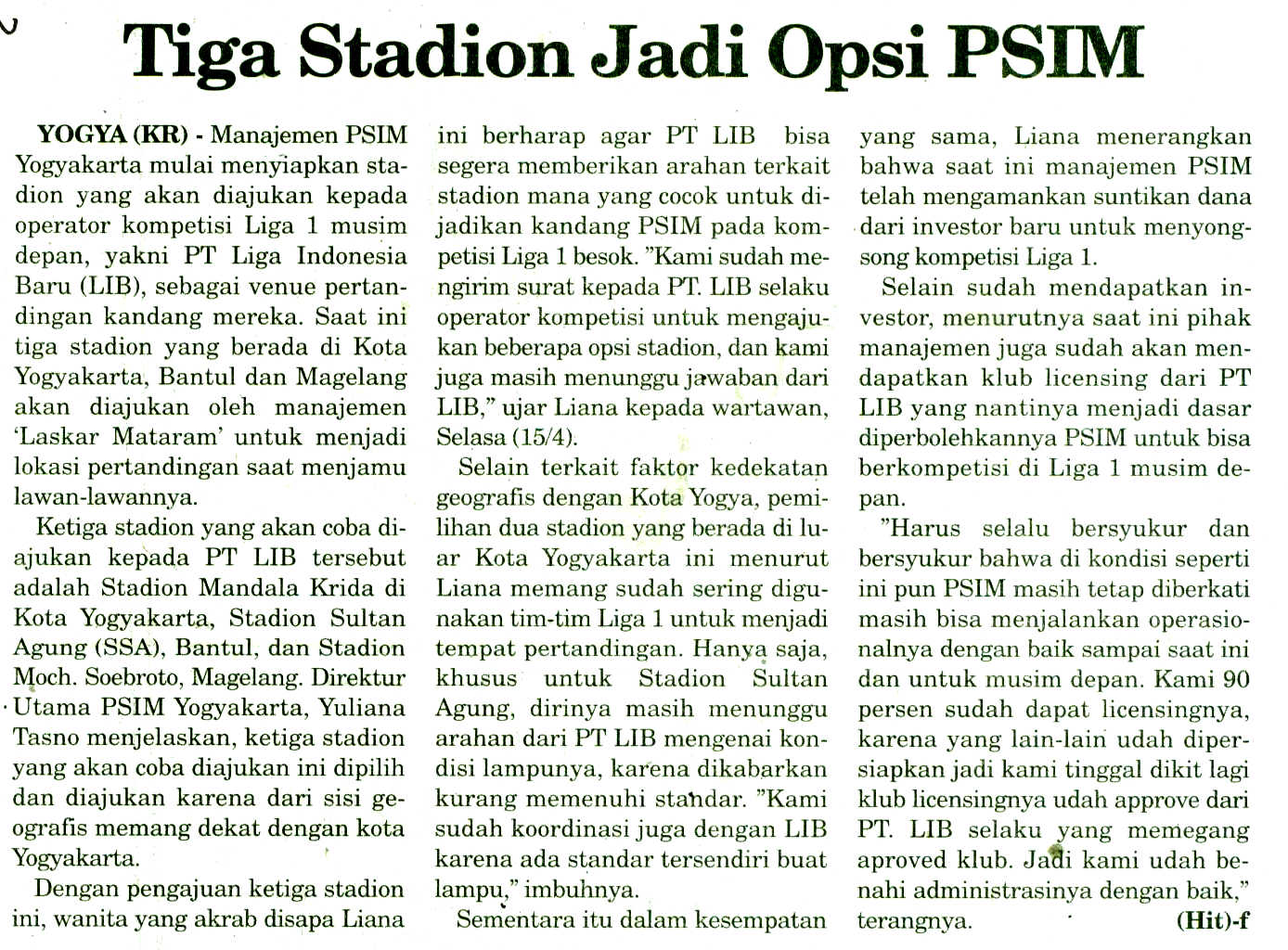 Kliping jogja terbaru