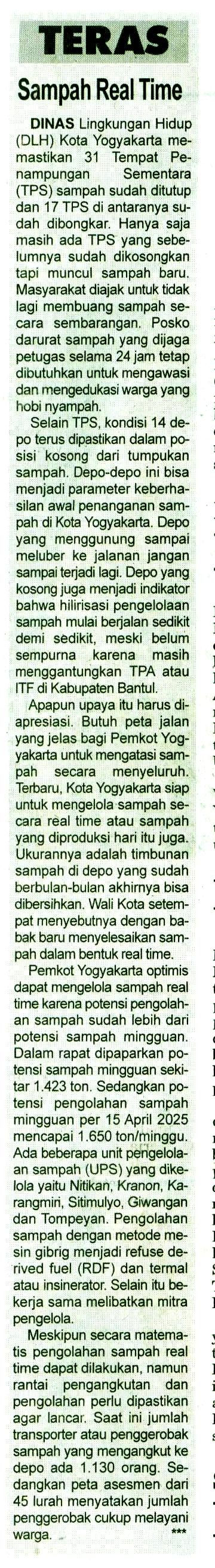 Kliping jogja terbaru