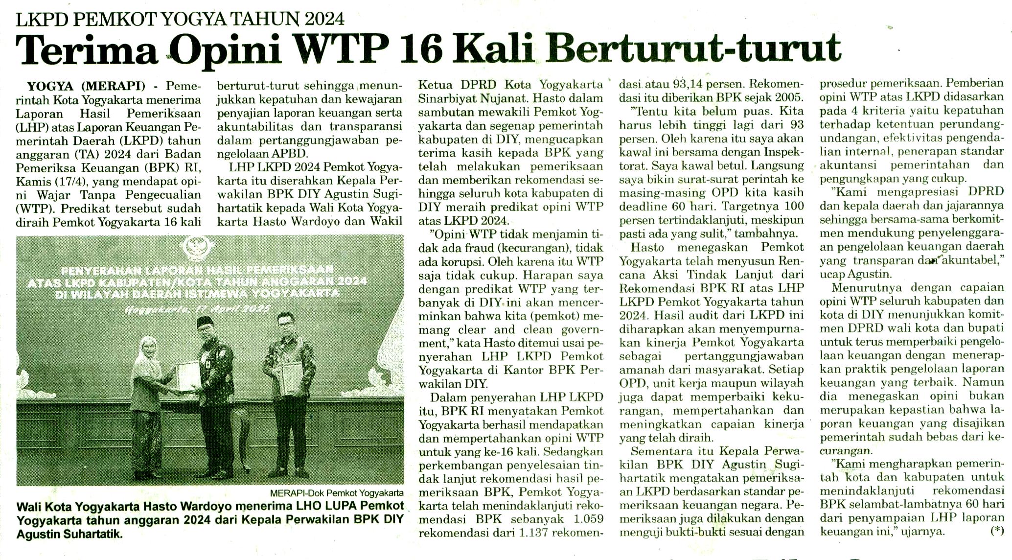 Kliping jogja terbaru