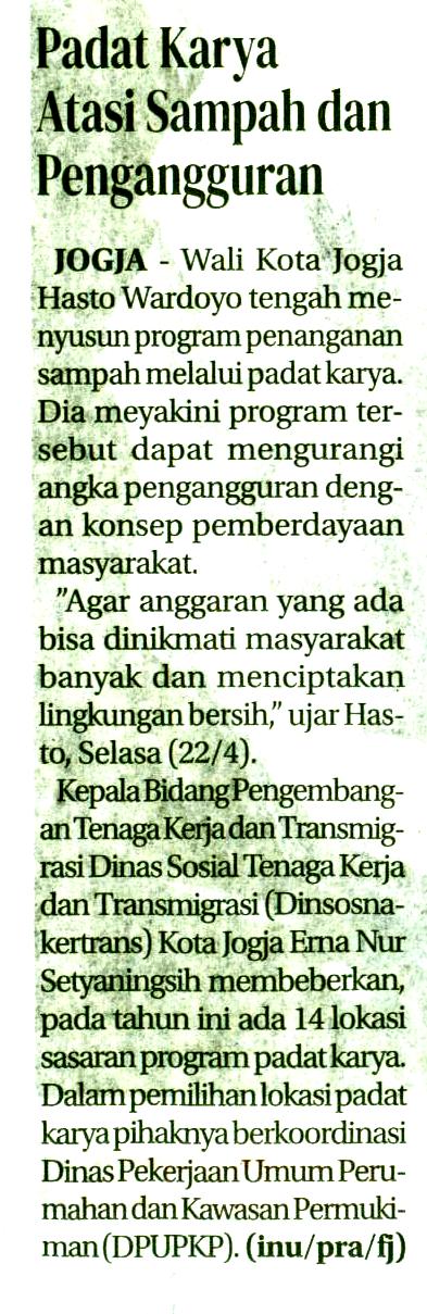Kliping jogja terbaru