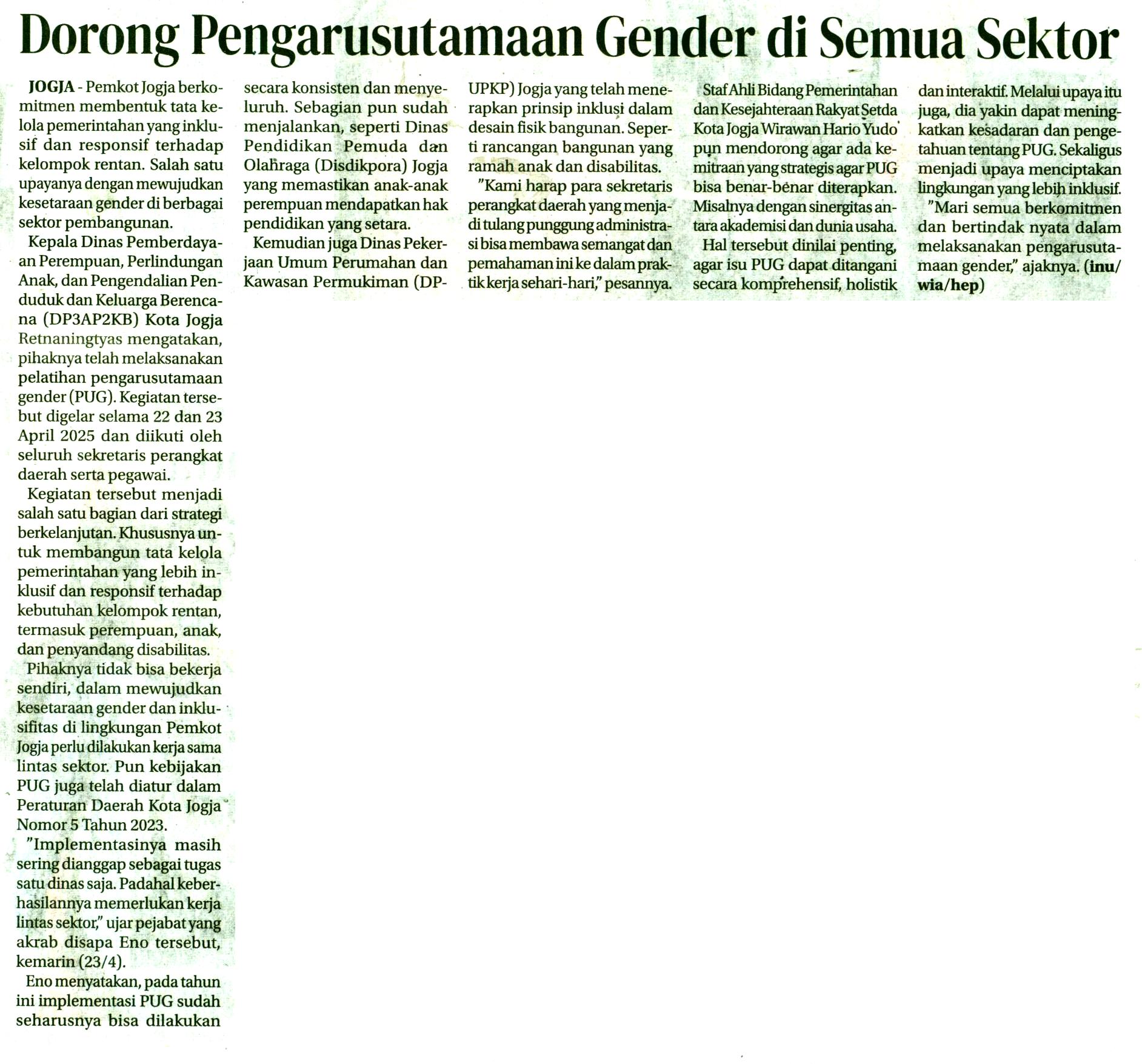 Kliping jogja terbaru