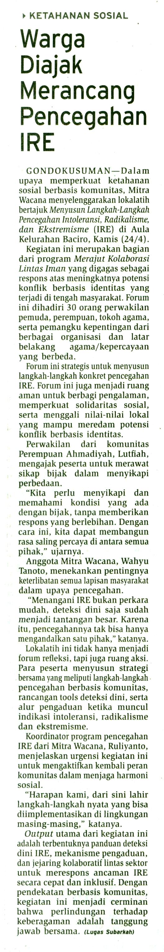 Kliping jogja terbaru