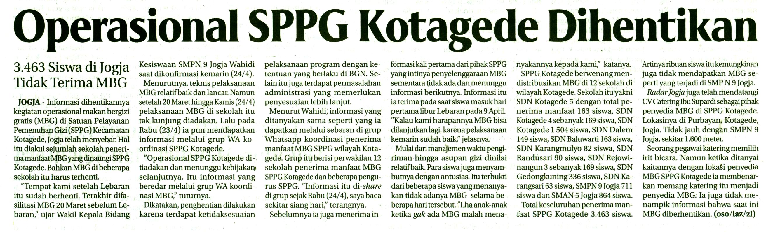Kliping jogja terbaru