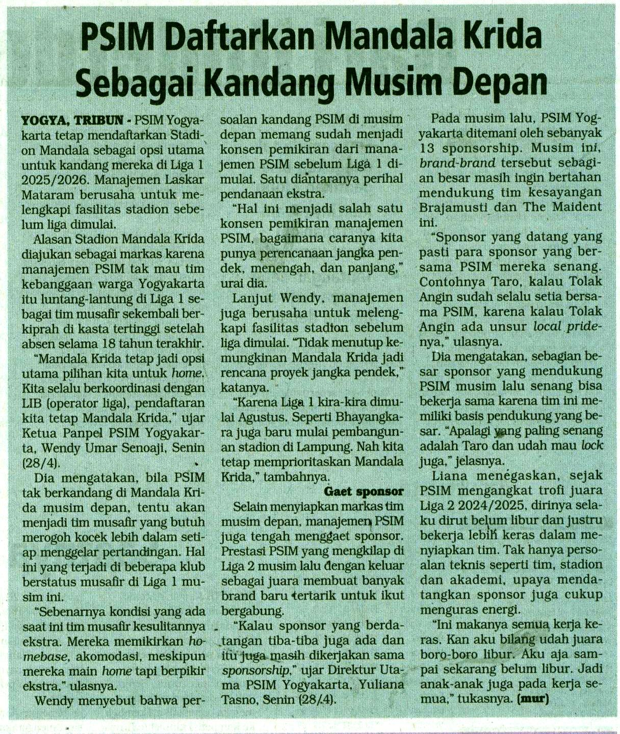 Kliping jogja terbaru