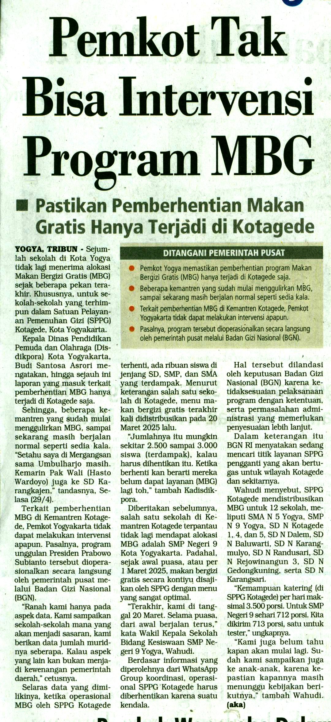 Kliping jogja terbaru