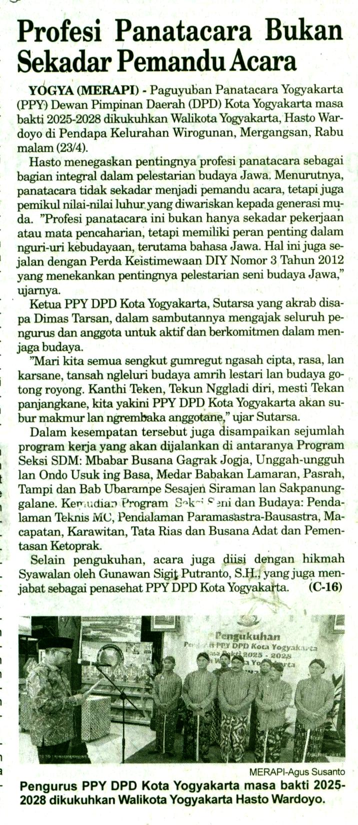 Kliping jogja terbaru