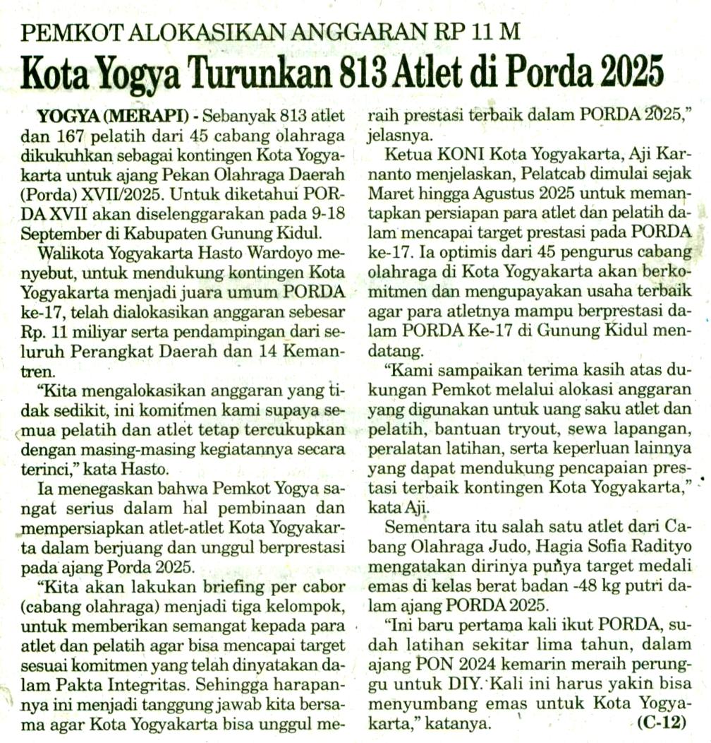 Kliping jogja terbaru