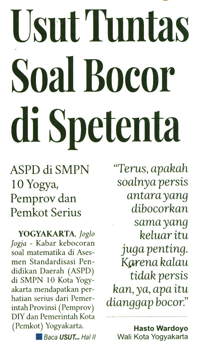Kliping jogja terbaru