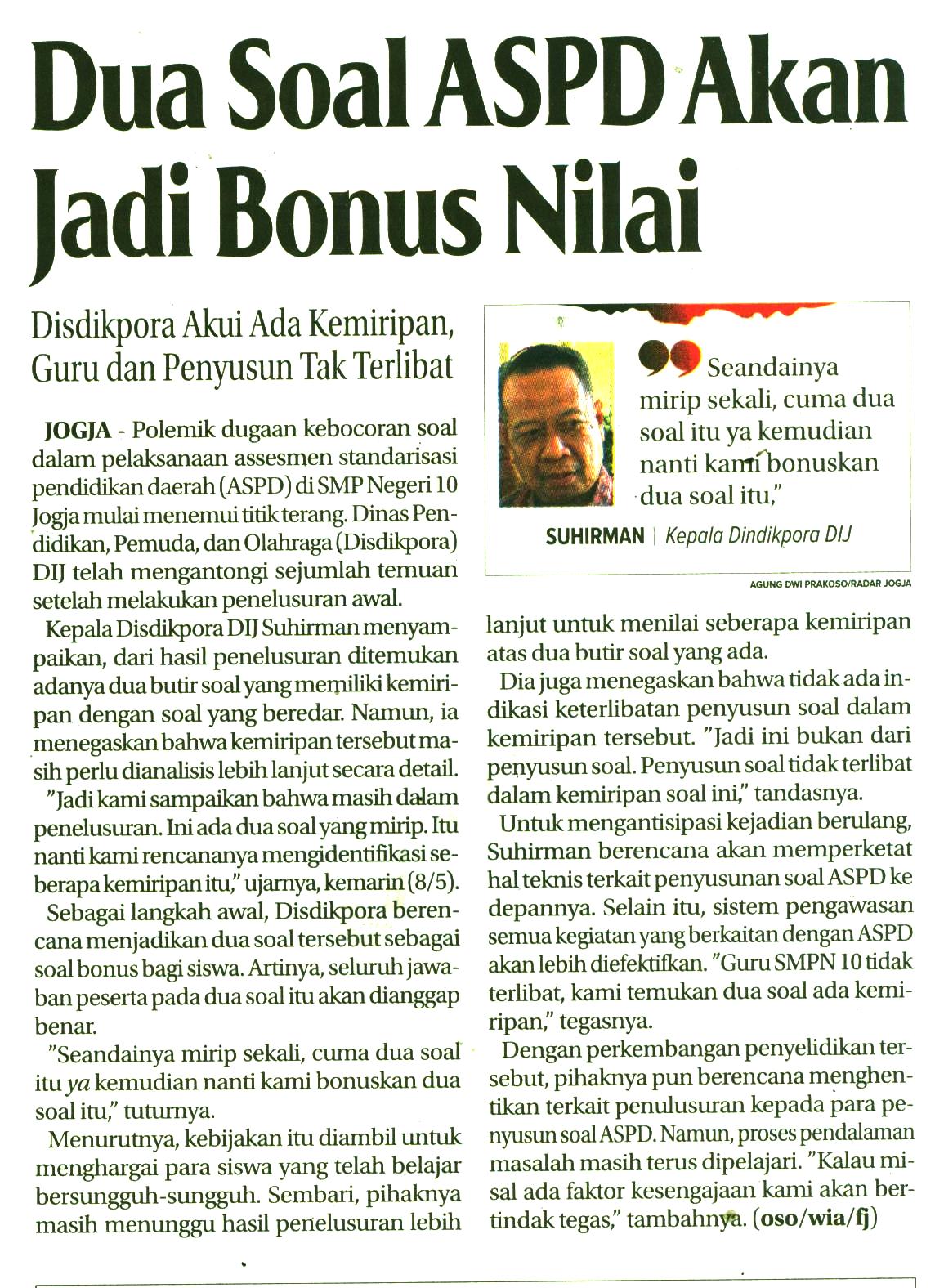 Kliping jogja terbaru