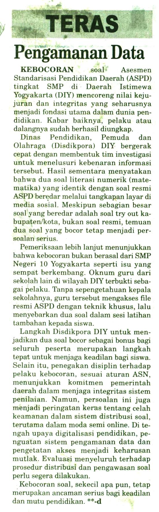 Kliping jogja terbaru