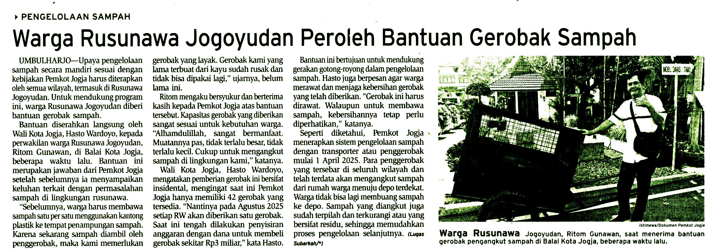 Kliping jogja terbaru