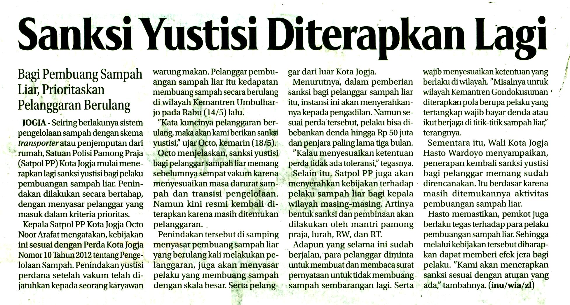 Kliping jogja terbaru