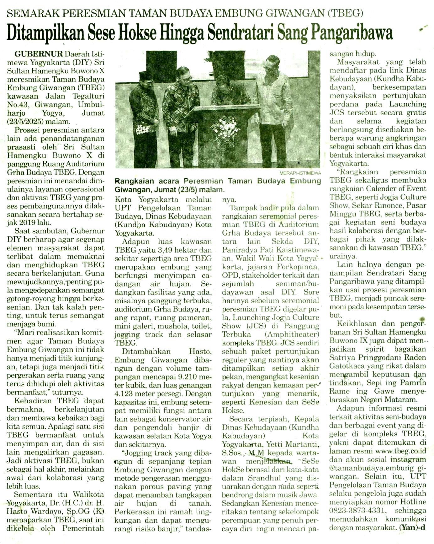 Kliping jogja terbaru