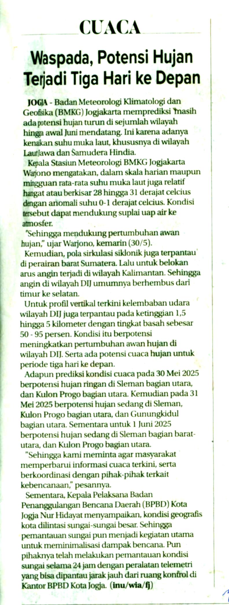 Kliping jogja terbaru