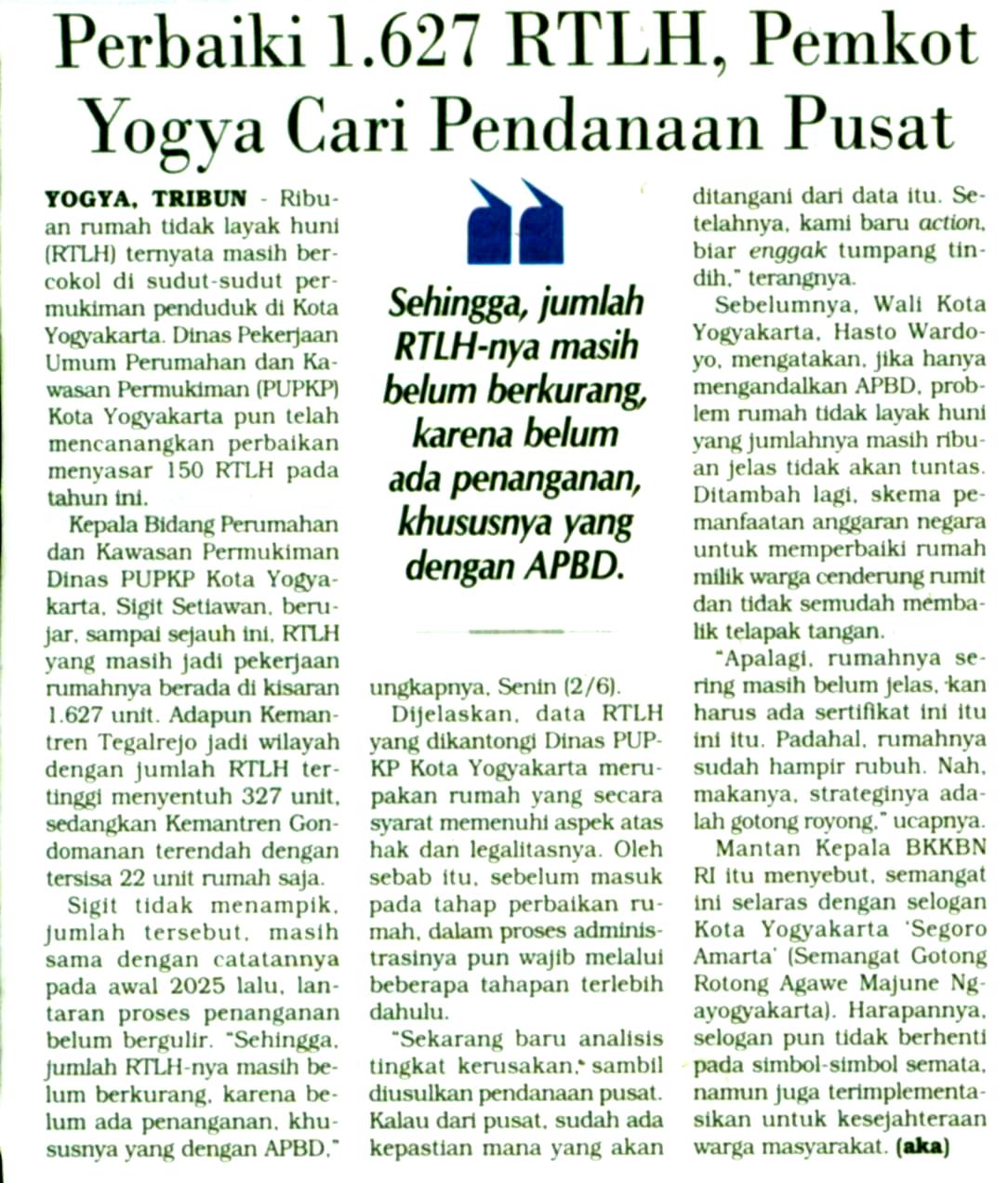 Kliping jogja terbaru