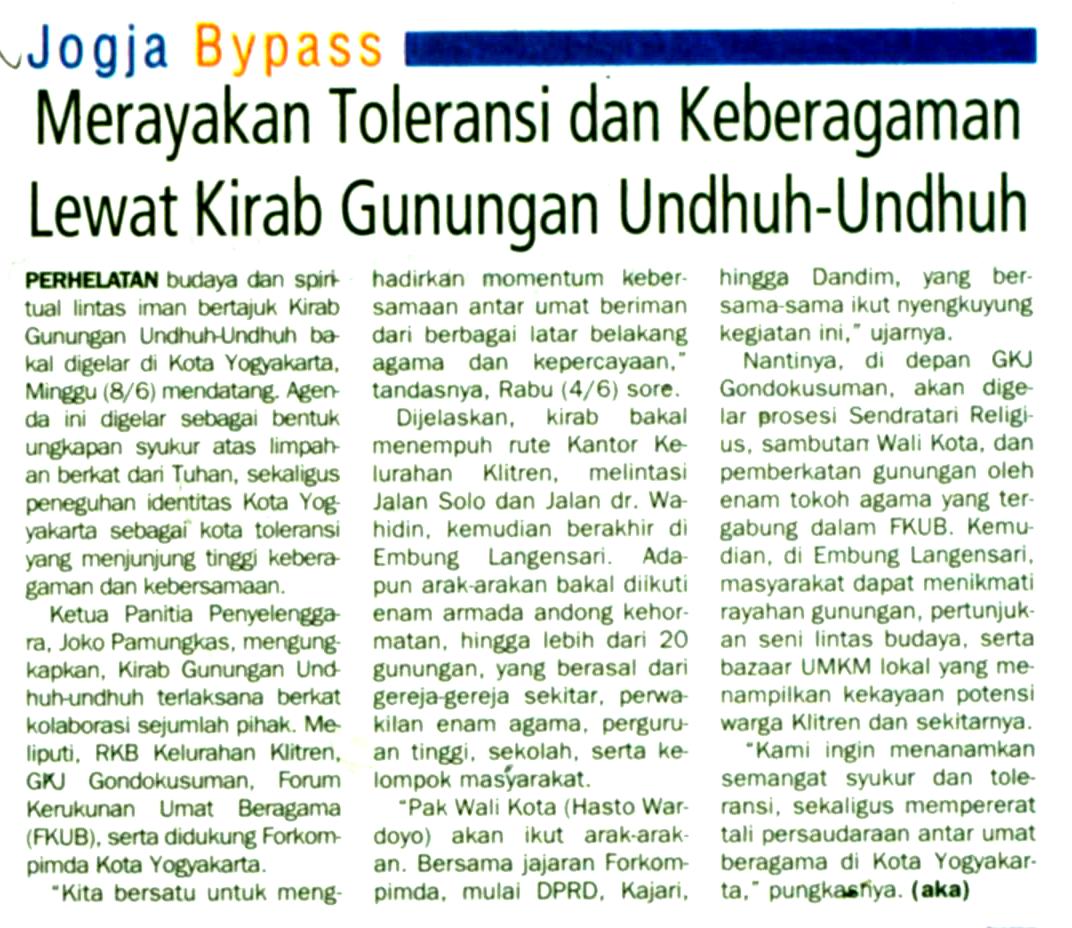 Kliping jogja terbaru