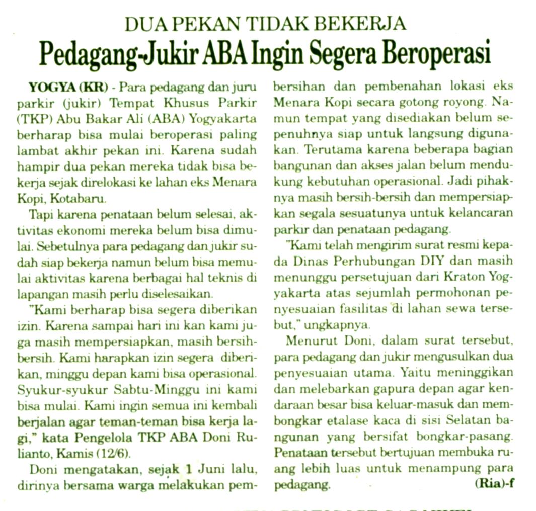 Kliping jogja terbaru