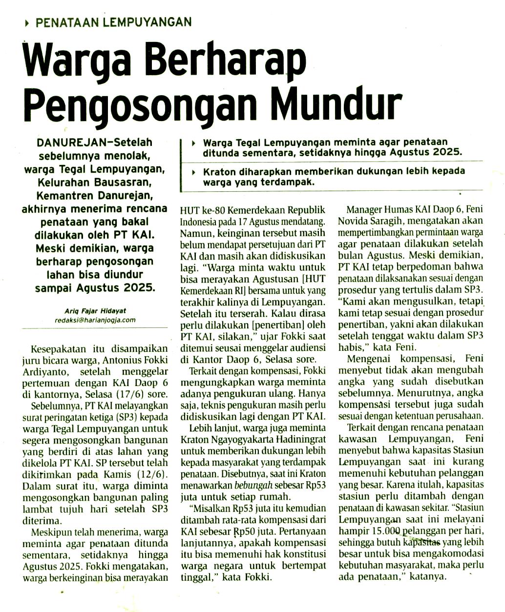Kliping jogja terbaru