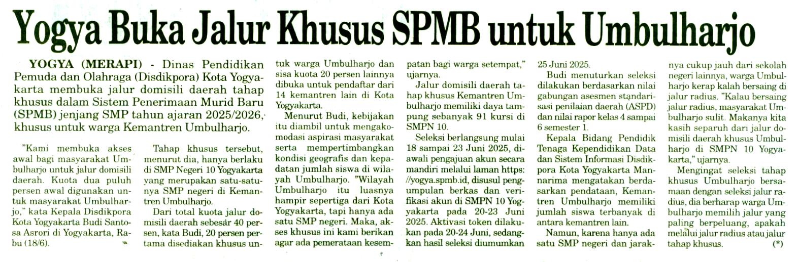 Kliping jogja terbaru