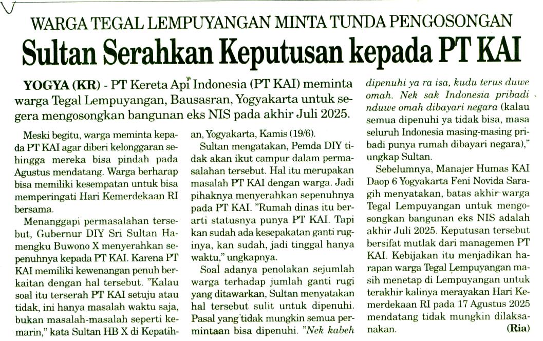 Kliping jogja terbaru