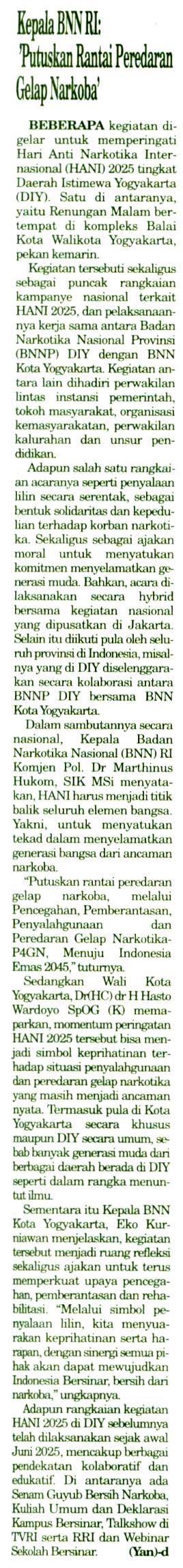 Kliping jogja terbaru