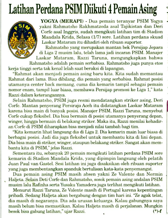 Kliping jogja terbaru