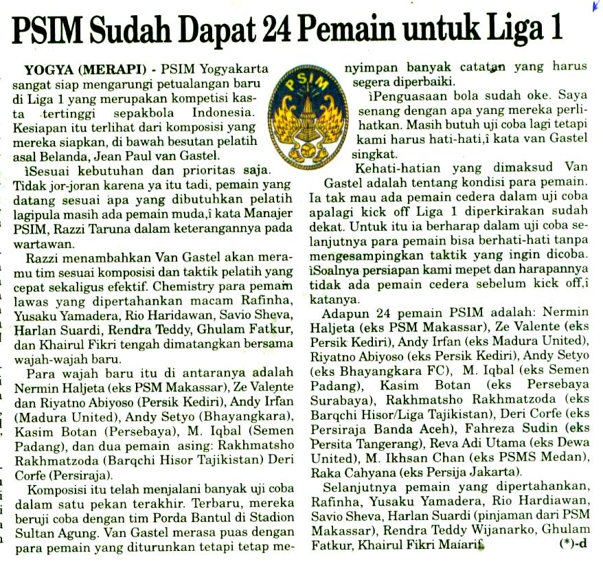 Kliping jogja terbaru