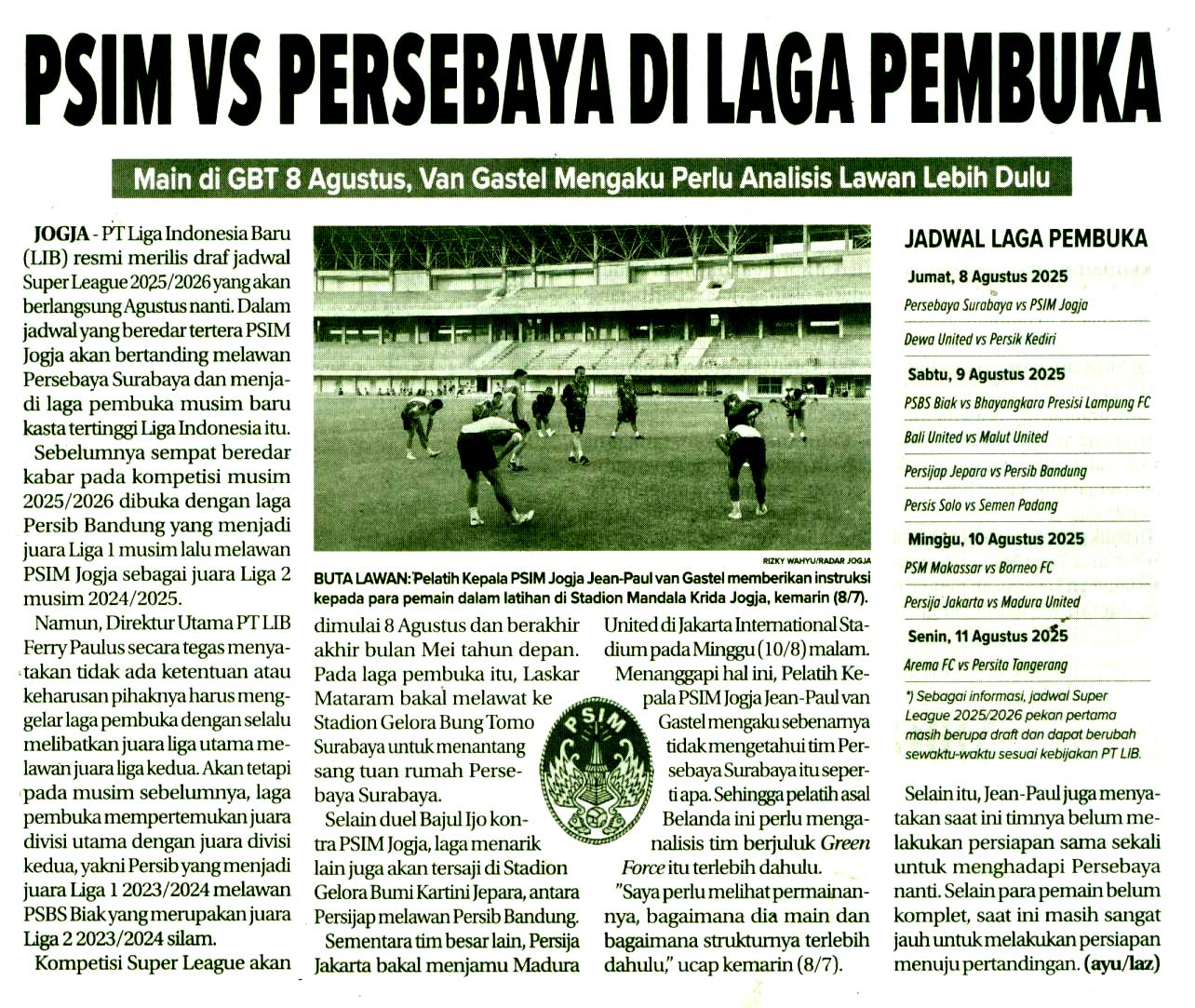 Kliping jogja terbaru