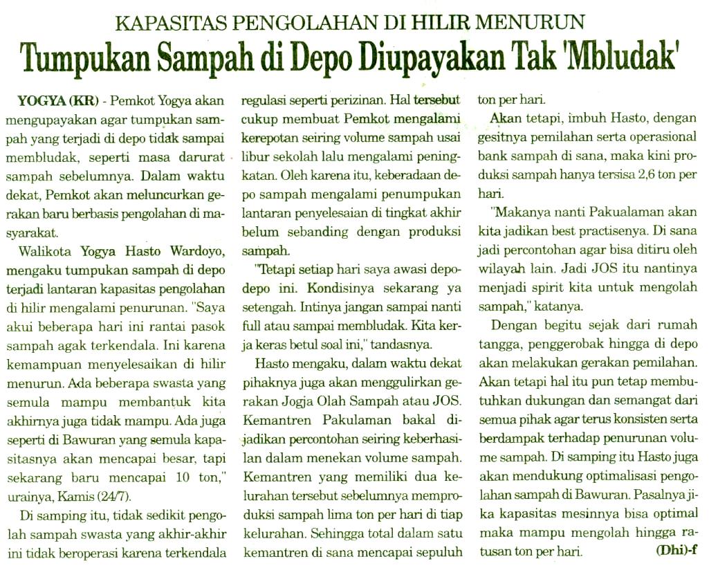 Kliping jogja terbaru