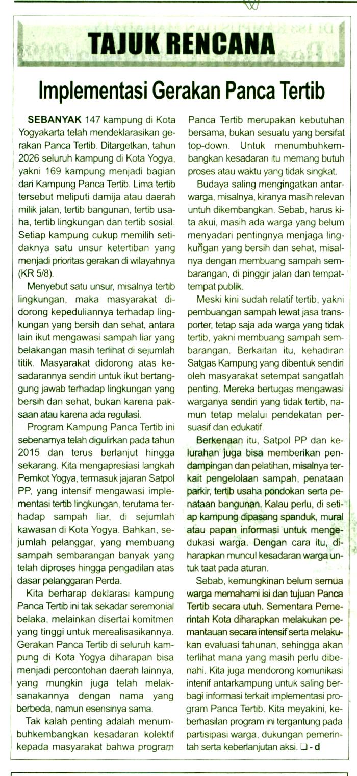 Kliping jogja terbaru