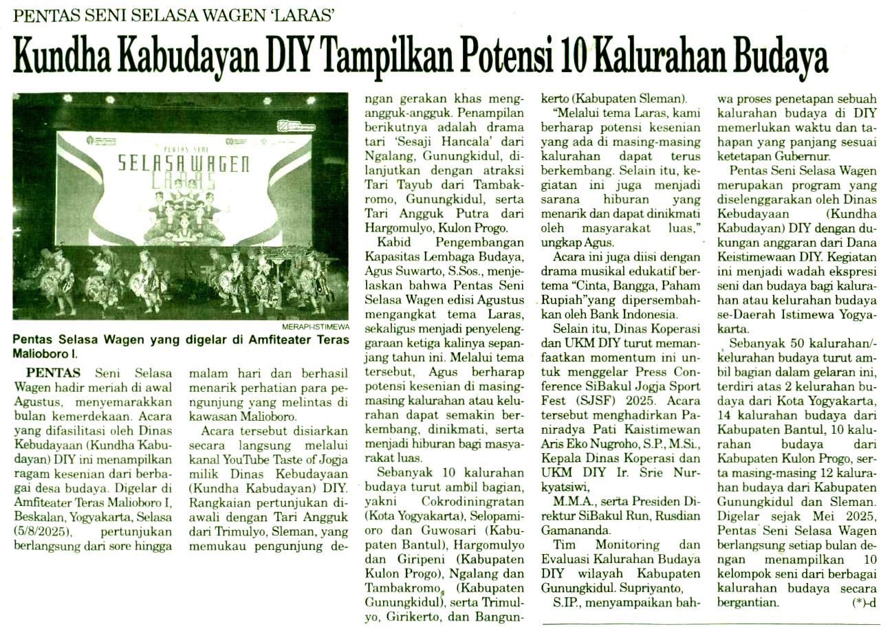 Kliping jogja terbaru