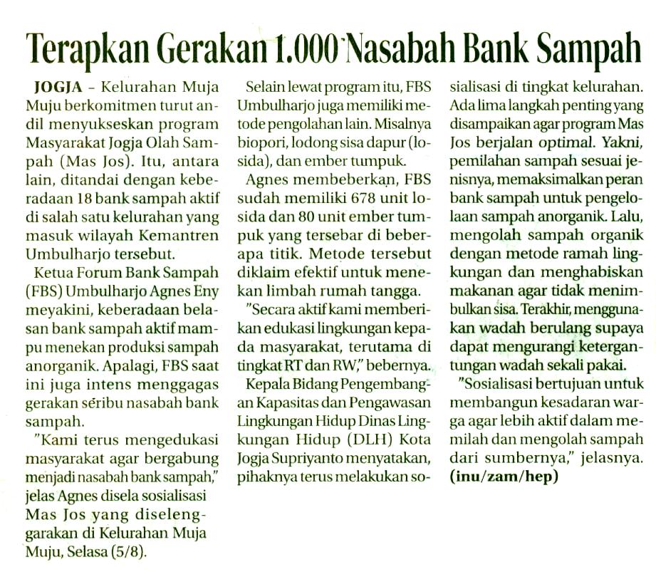 Kliping jogja terbaru