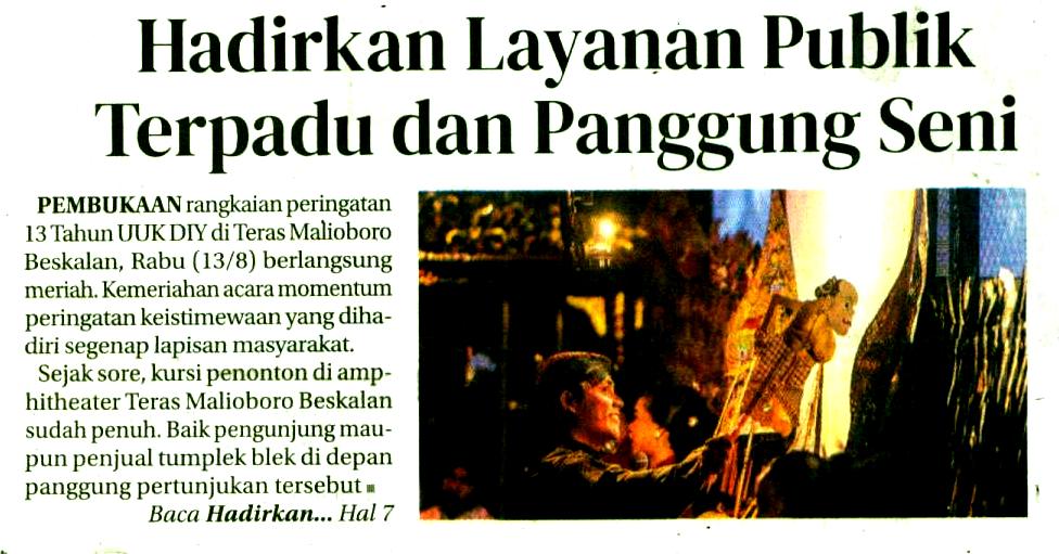 Kliping jogja terbaru