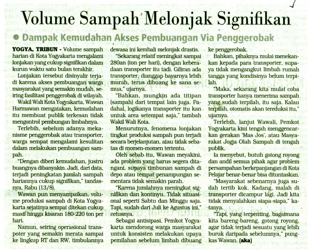 Kliping jogja terbaru