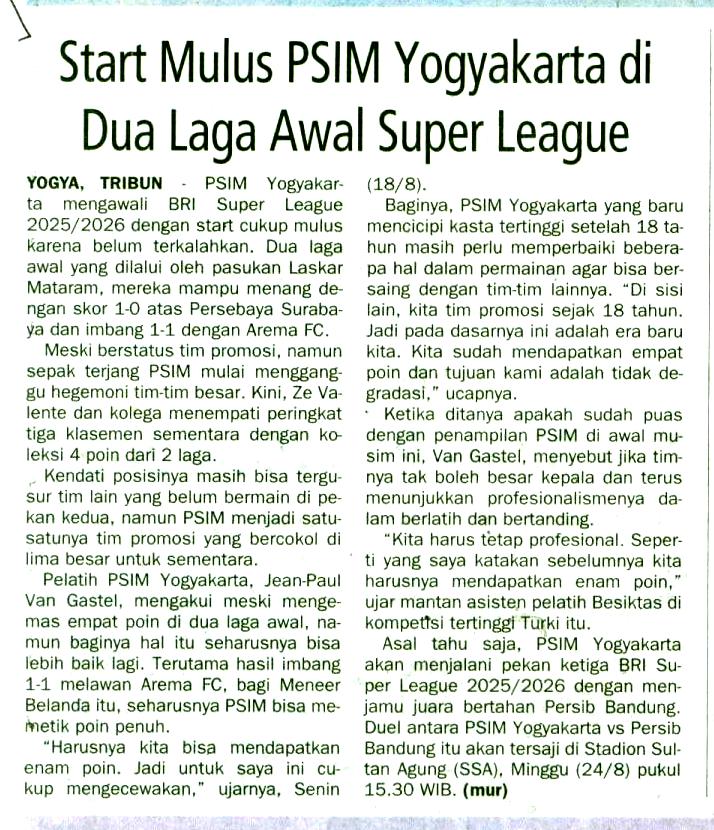 Kliping jogja terbaru