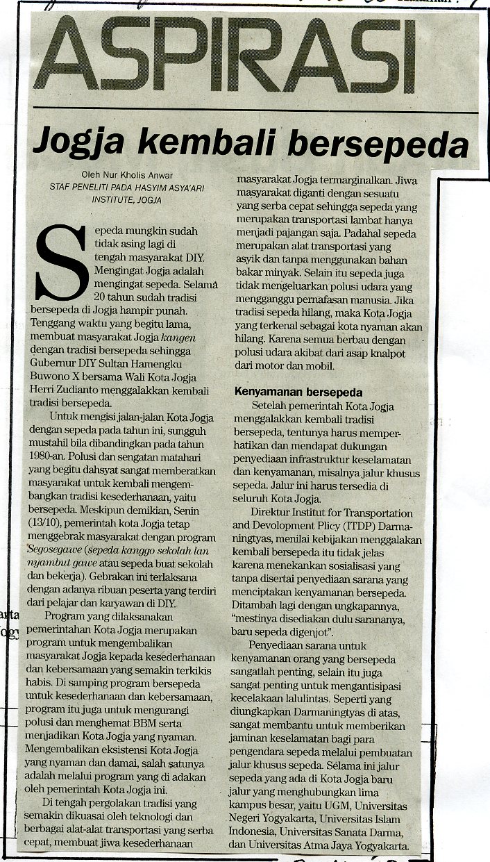 Kliping jogja terbaru